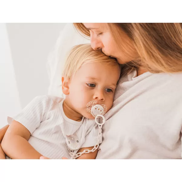 SUAVINEX Dudlík anatomický BONHOMIA +18 m SOVIČKA