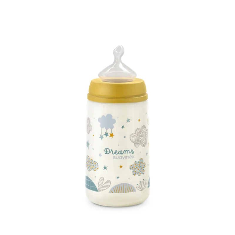 SUAVINEX Kojenecká láhev Dreams anatomická M silikon 270 ml
