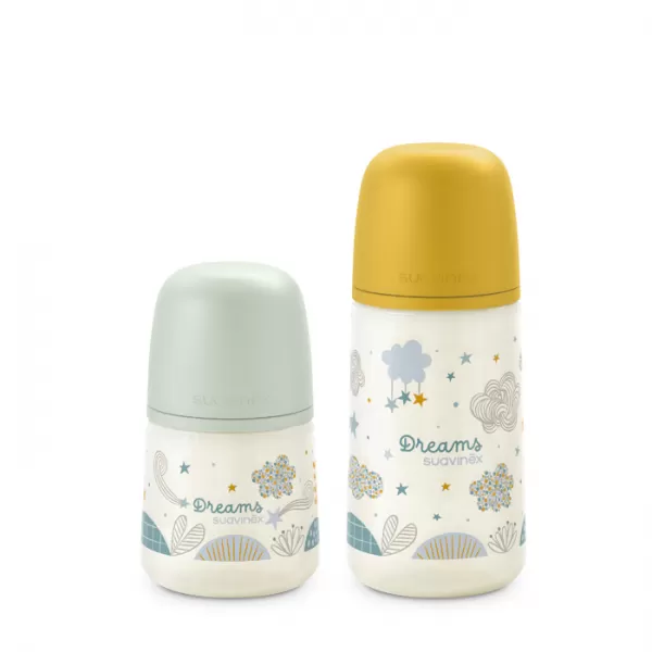 SUAVINEX Kojenecká láhev Dreams anatomická M silikon 270 ml