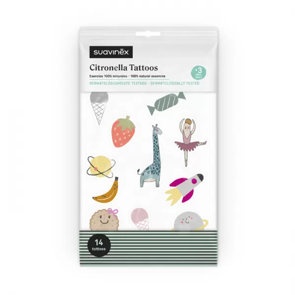 SUAVINEX Nálepky proti komárům 14 ks