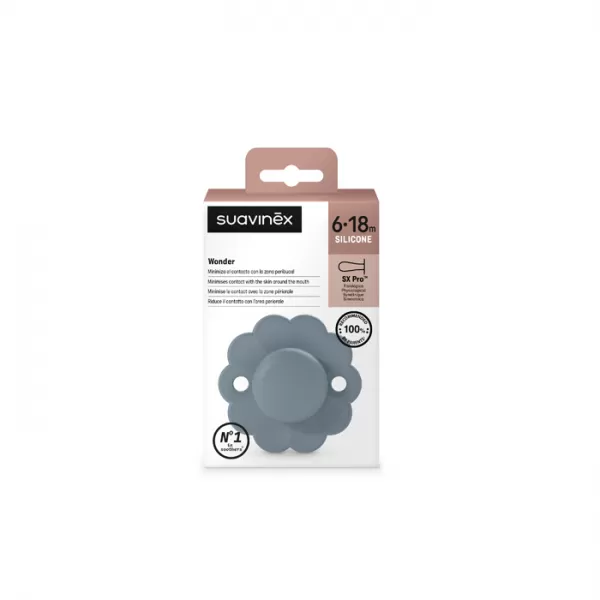 SUAVINEX Dudlík SX PRO fyziologický WONDER 6/18m