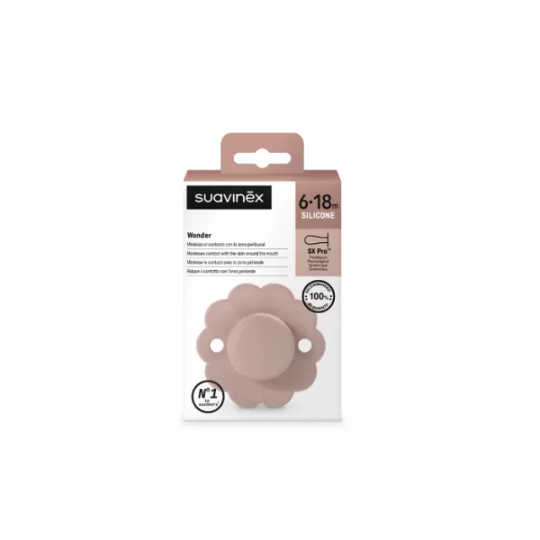 SUAVINEX Dudlík SX PRO fyziologický WONDER 6/18m