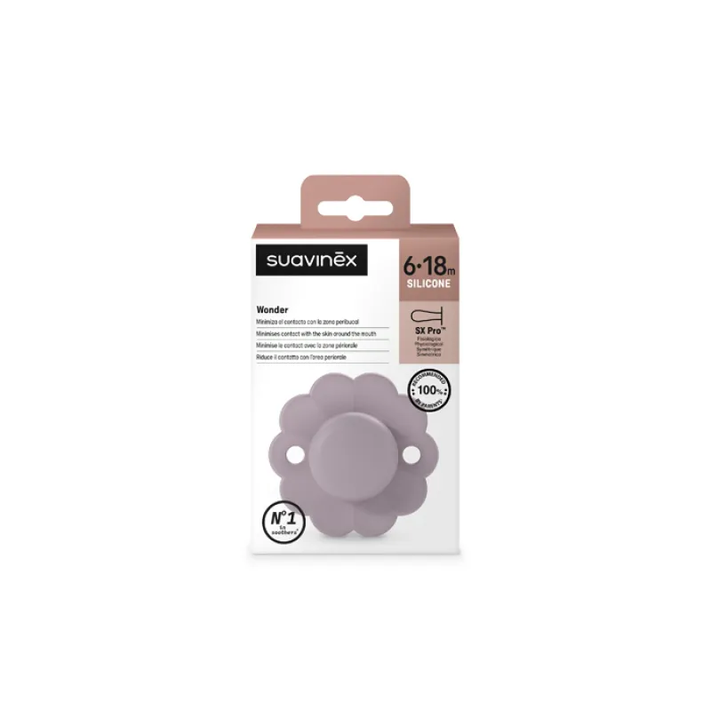 SUAVINEX Dudlík SX PRO fyziologický WONDER 6/18m