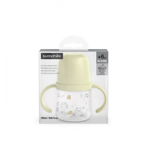 SUAVINEX PRVNÍ láhev s oušky BEAR 150 ml