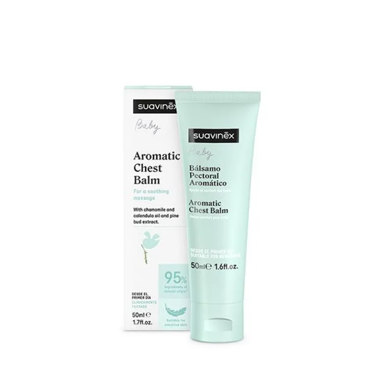Suavinex BALZÁM NA HRUDNÍK pro uvolnění hlenů 50 ml NOVINKA