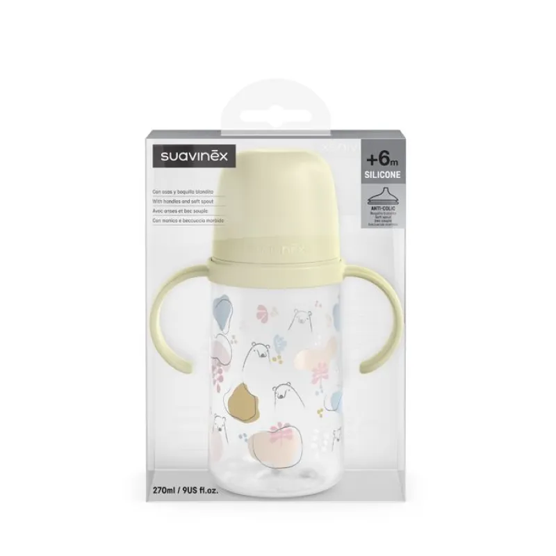 SUAVINEX DRUHÁ láhev s oušky BEAR 270 ml