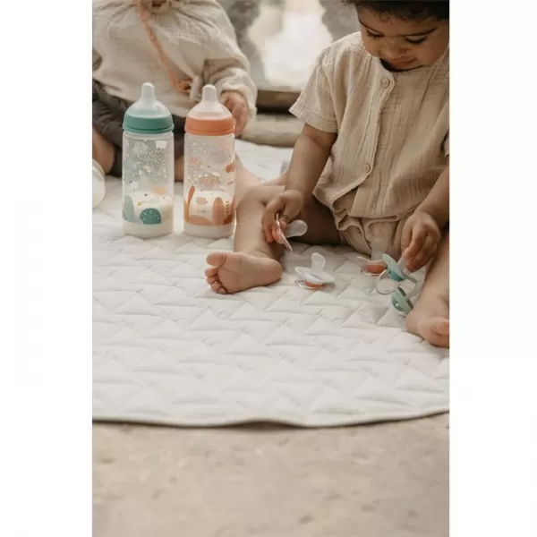 SUAVINEX Sada láhev 270ml + dudlík fyziologický 0/6m + klip Dreams