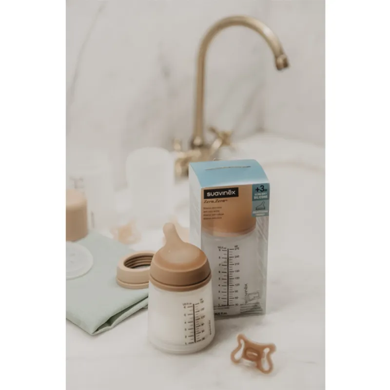 SUAVINEX ZERO ZERO MEDIUM anti-koliková láhev 270 ml M