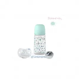 SUAVINEX SADA LÁHEV 270ml + dudlík fyziologický 0/6m + klip MEMORIES