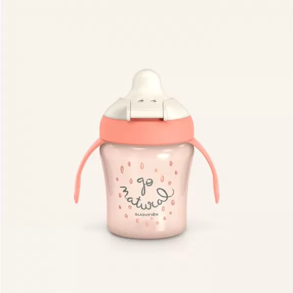SUAVINEX Nerozlitný hrníček GO NATURAL 200 ml