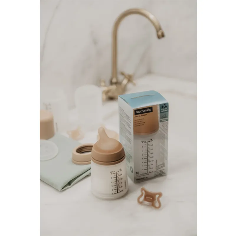 SUAVINEX ZERO ZERO MEDIUM anti-koliková láhev 180 ml A
