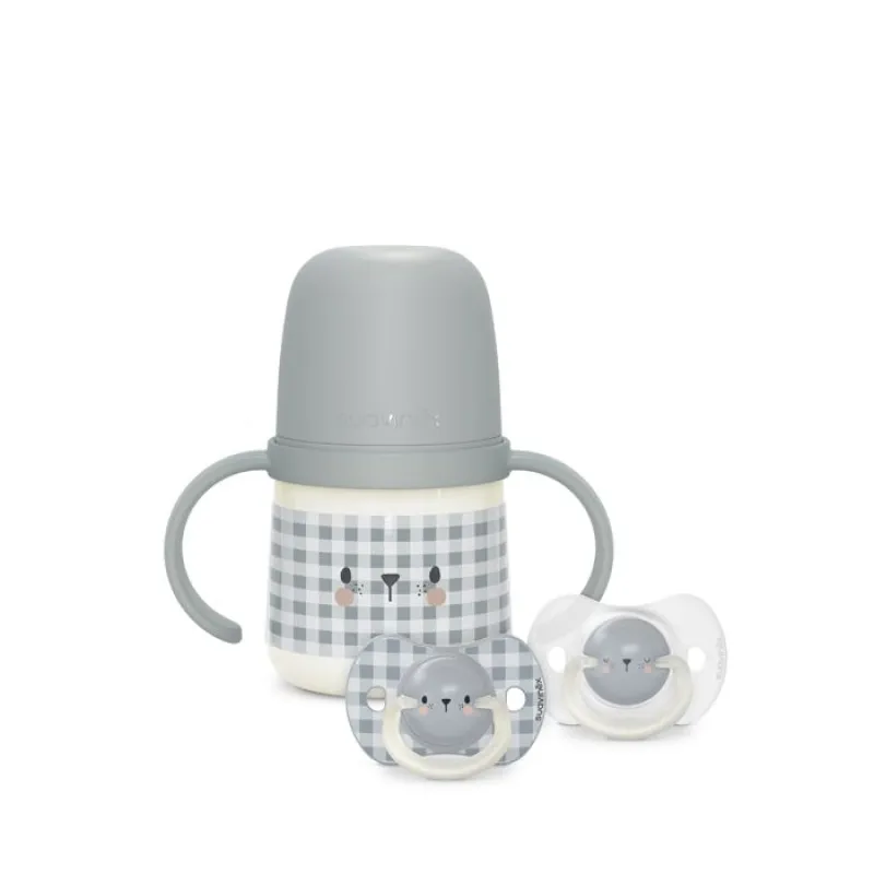 SUAVINEX První láhev s oušky DEN&NOC 150 ml