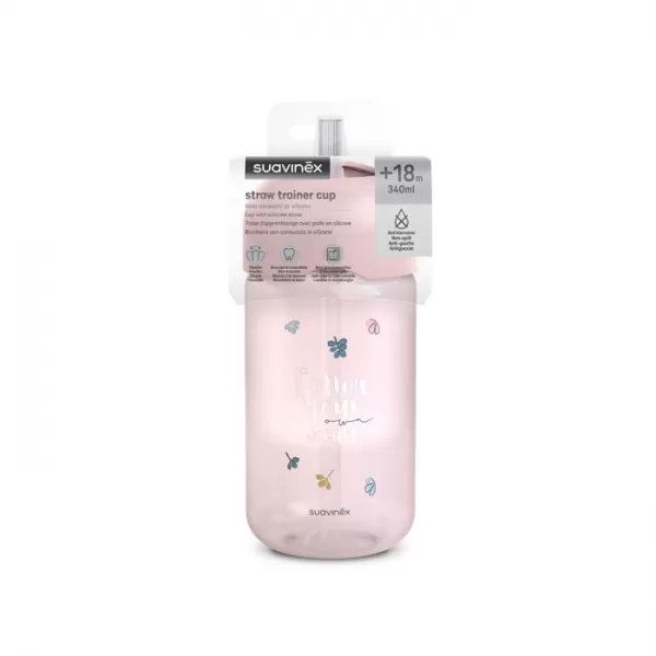 SUAVINEX Lahvička s brčkem BEAR 340 ml