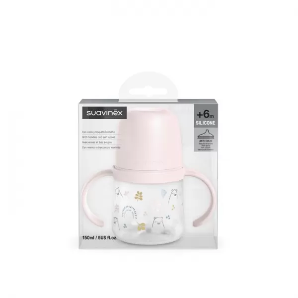 SUAVINEX PRVNÍ láhev s oušky BEAR 150 ml