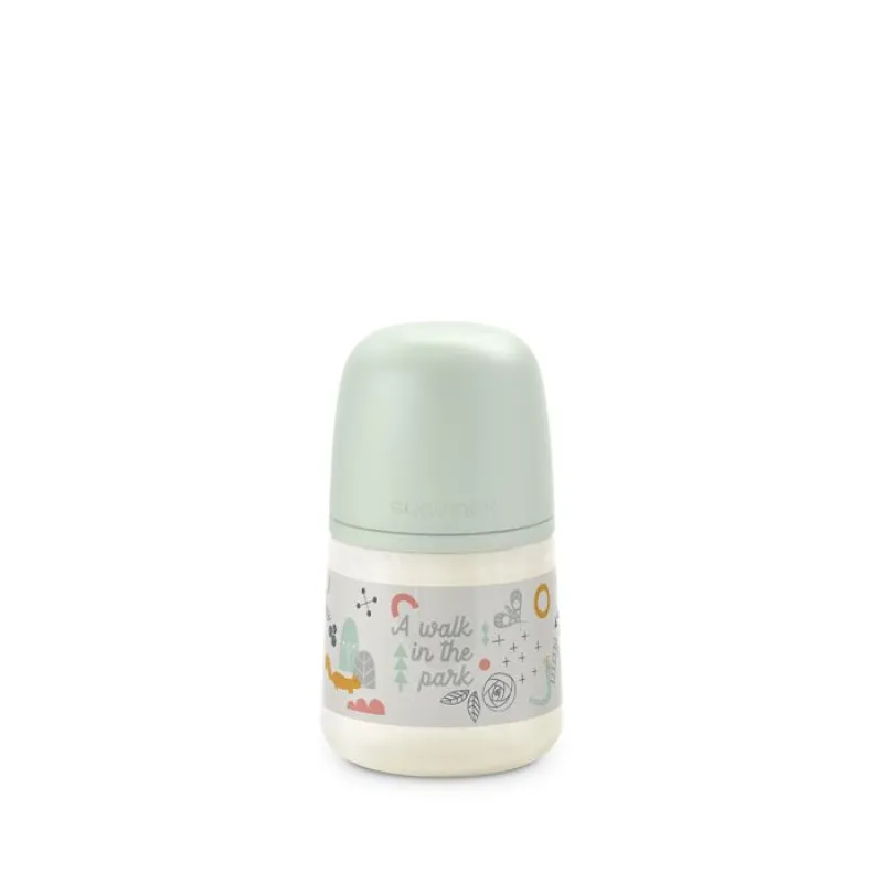 SUAVINEX Kojenecká láhev Walk anatomická M silikon 150 ml