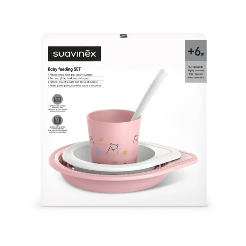 SUAVINEX Jídelní set BEAR +6 m