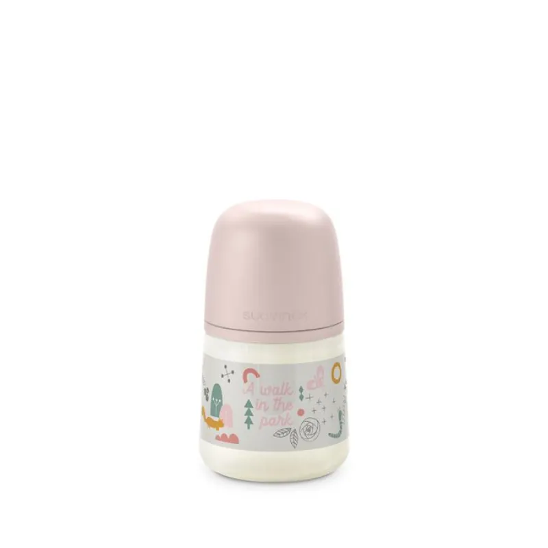 SUAVINEX Kojenecká láhev Walk anatomická M silikon 150 ml