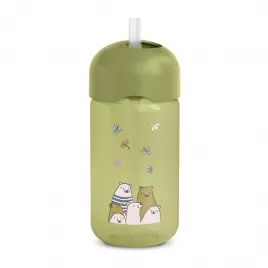 SUAVINEX Lahvička s brčkem BEAR 340 ml