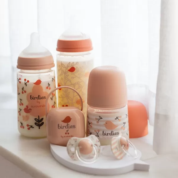 SUAVINEX Dudlík SX PRO fyziologický BIRDIES +18m 2 ks