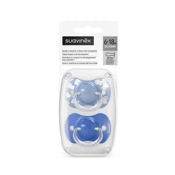 SUAVINEX Dudlík SX PRO fyziologický WILD & FREE 6/18m 2 ks