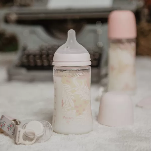 SUAVINEX Kojenecká láhev POETRY 270ml FYZIOL PRŮTOK M