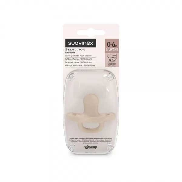 SUAVINEX ŠIDÍTKO fyziologické SILIKON 0-6m SX PRO - COLOUR ESSENCE