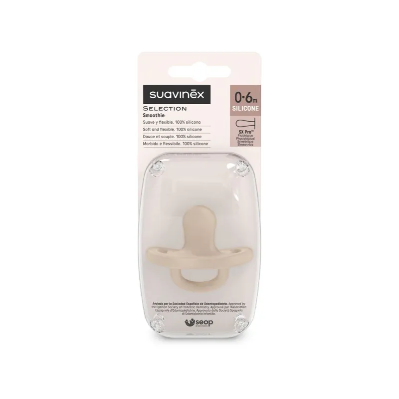 SUAVINEX ŠIDÍTKO fyziologické SILIKON 0-6m SX PRO - COLOUR ESSENCE