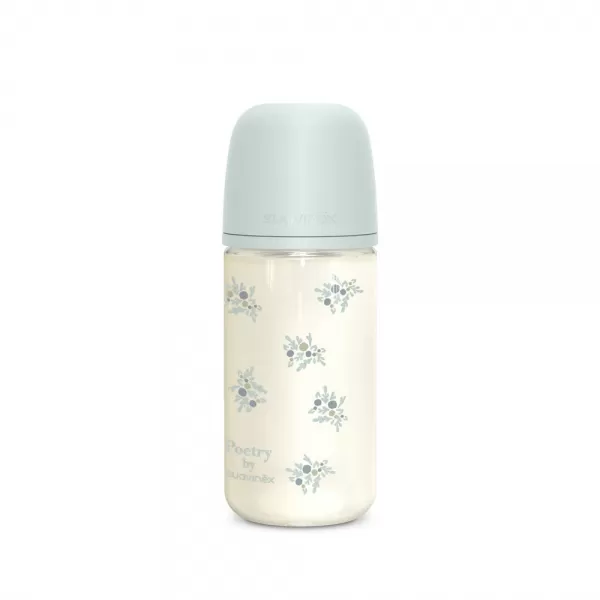 SUAVINEX Láhev sklo POETRY 240 ml fyziologická SX PRO +3 MF