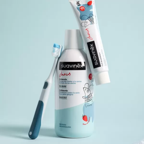 SUAVINEX Dětská ústní voda s příchutí jahody – 500 ml