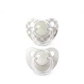 SUAVINEX Dudlík anatomický silikon 0/6m 2 ks WILD & FREE