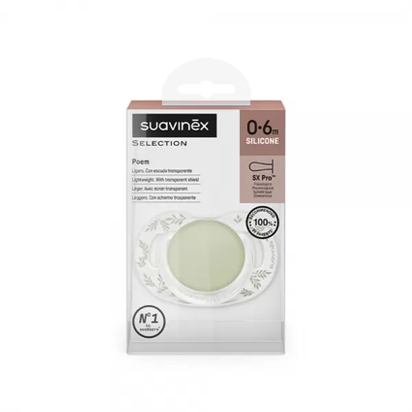 SUAVINEX Dudlík SX PRO fyziologický POETRY 0/6 m