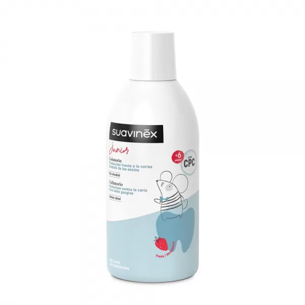 SUAVINEX Dětská ústní voda s příchutí jahody – 500 ml