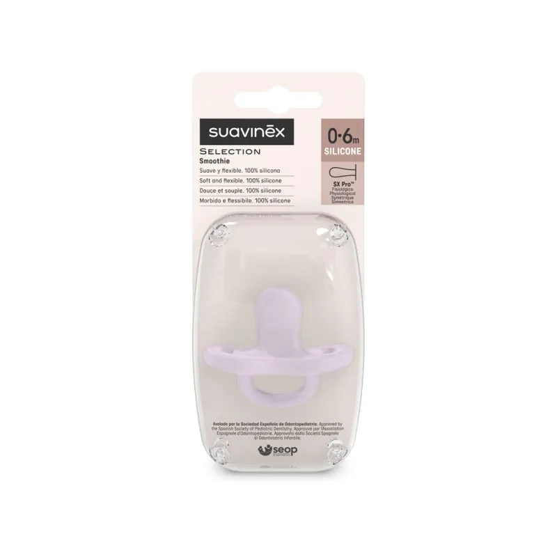 SUAVINEX ŠIDÍTKO fyziologické SILIKON 0-6m SX PRO - COLOUR ESSENCE