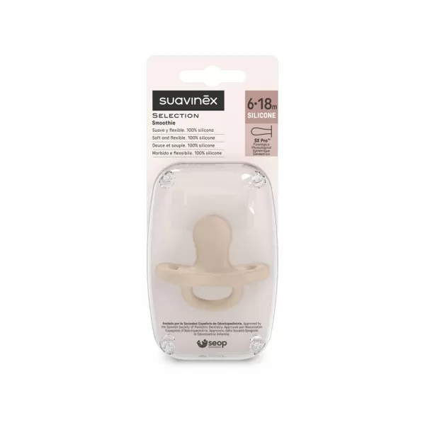 SUAVINEX ŠIDÍTKO fyziologické SILIKON 6-18m SX PRO - COLOUR ESSENCE