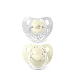 SUAVINEX Dudlík anatomický silikon 0/6m 2 ks BIRDIES