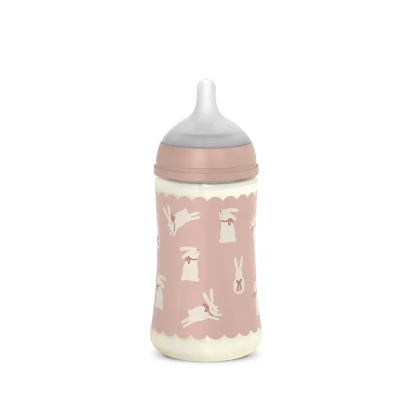 SUAVINEX | Kojenecká láhev WONDERLAND NEW 270ml FYZIOL PRŮTOK M
