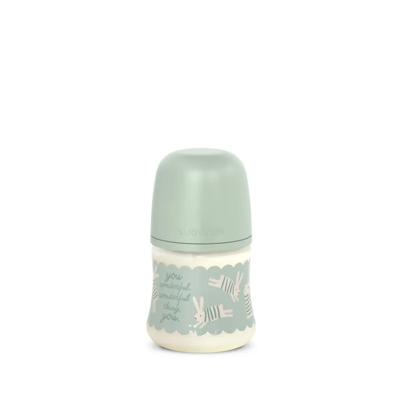 SUAVINEX | Kojenecká láhev WONDERLAND NEW 150ml FYZIOL PRŮTOK S