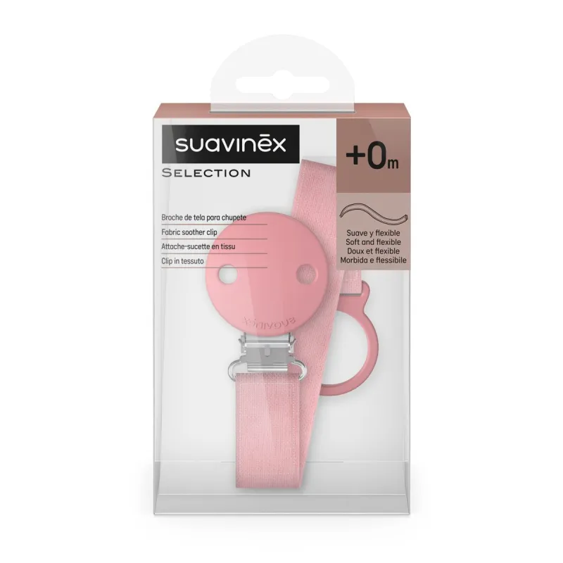 SUAVINEX KLIP na dudlík se stuhou WONDERLAND