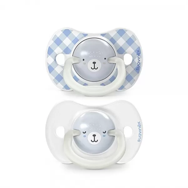 SUAVINEX Šidítko DEN&NOC fyziologické silikon WILD @ FREE 0-6 m - 2 ks