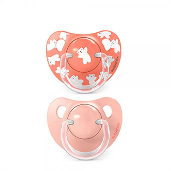 SUAVINEX Dudlík anatomický silikon +18 m 2 ks WILD & FREE