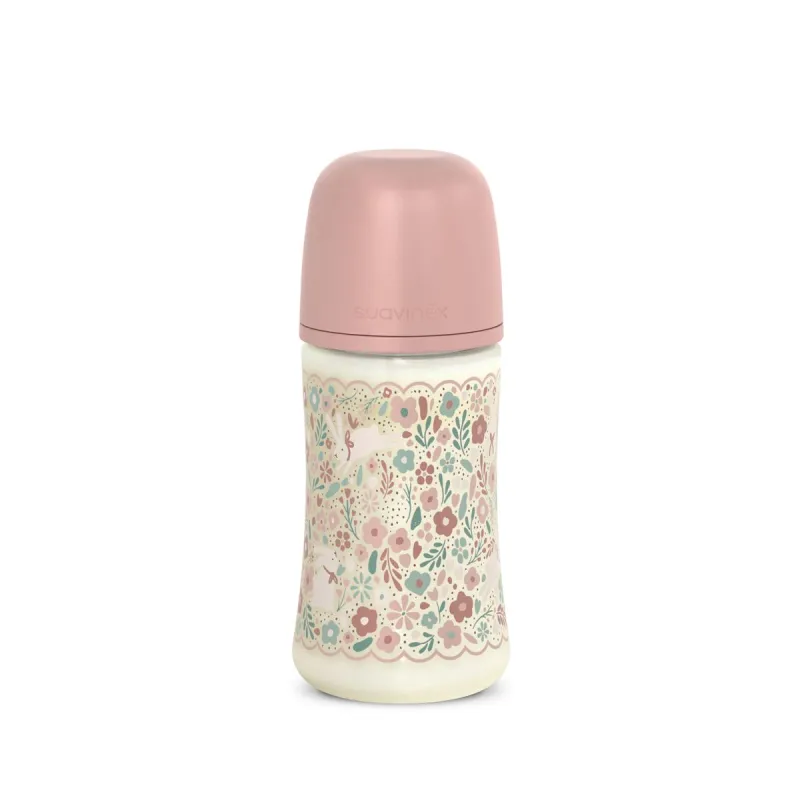 SUAVINEX | Kojenecká láhev WONDERLAND NEW 270ml FYZIOL PRŮTOK M