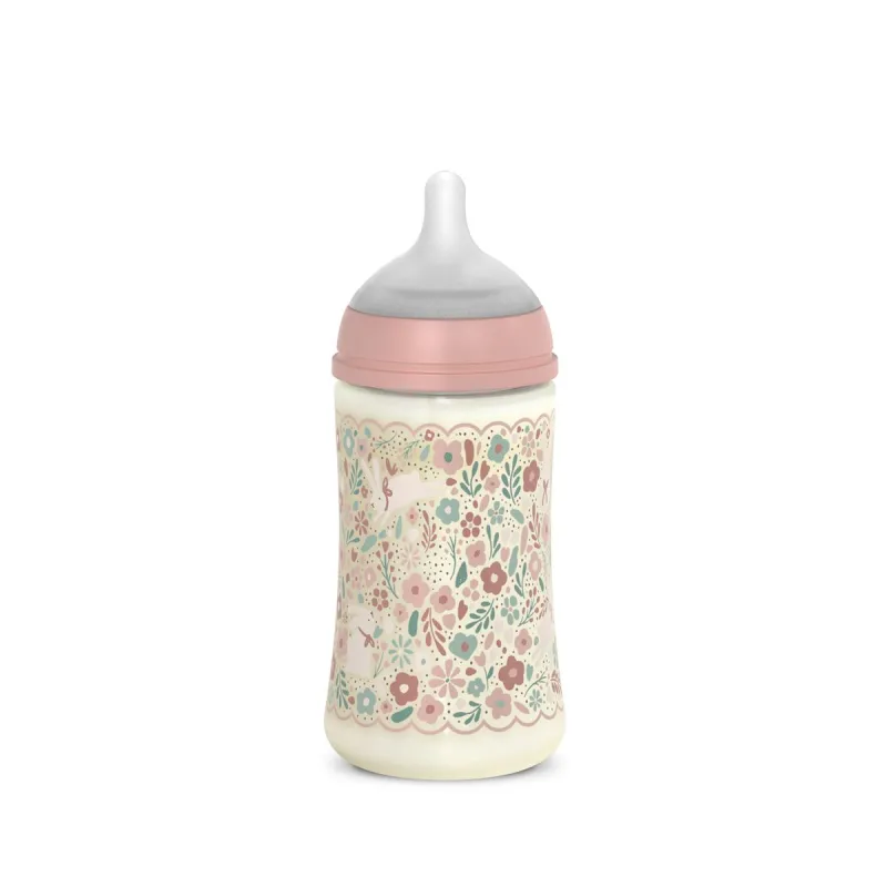 SUAVINEX | Kojenecká láhev WONDERLAND NEW 270ml FYZIOL PRŮTOK M