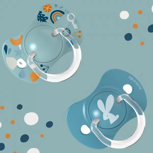 Suavinex DUDLÍK SX PRO FYZIOLOGICKÝ S 0/6M 2KS FOREST