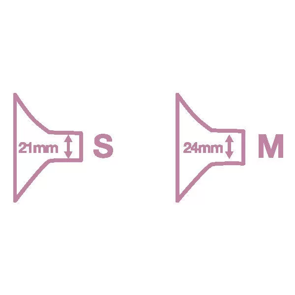 Suavinex Prsní trychtýř k odsávačce mateřského mléka - S