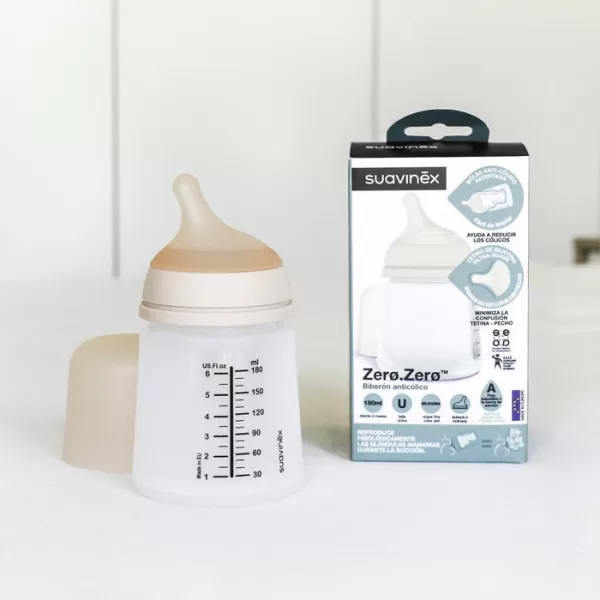 Suavinex ZERO ZERO anti-koliková láhev 180 ml A