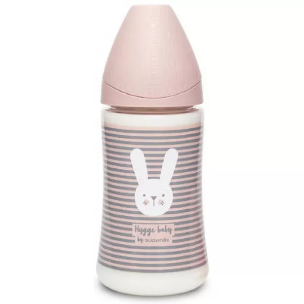 Suavinex Premium láhev 270 ml 3P HYGGE proužky