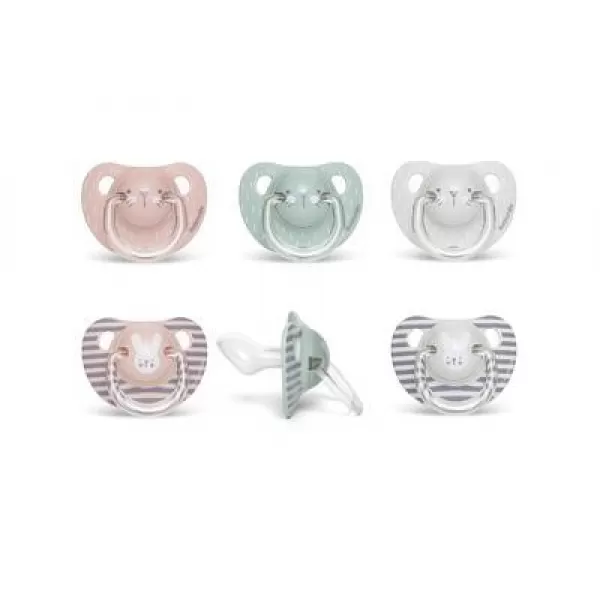 Suavinex PREMIUM Dudlík anatomický HYGGE 6-18 m PROUŽKY