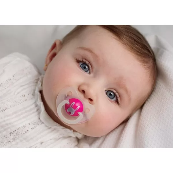 Suavinex ŠIDÍTKO DEN&NOC Anatomické SILIKON 0-6 m - 2 ks