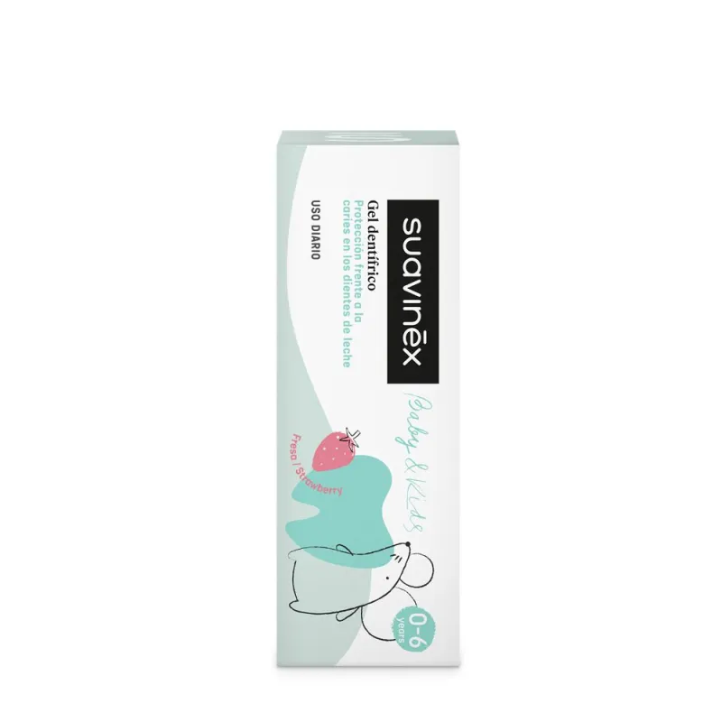 SUAVINEX Dětská zubní pasta BABY/KIDS s jahodovou příchutí - 50 ml