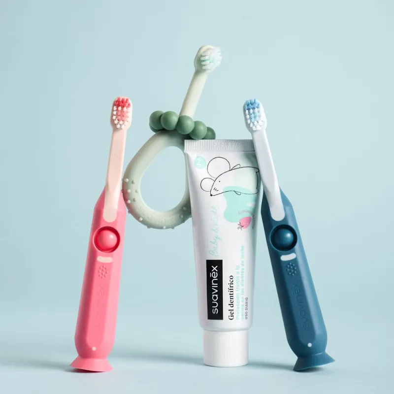 SUAVINEX Dětská zubní pasta BABY/KIDS s jahodovou příchutí - 50 ml
